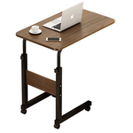 Βοηθητικό Τραπέζι Talf Pakoworld Τροχήλατο Μαύρο-Καρυδί 60x40x85εκ