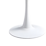 Τραπέζι Elijah Pakoworld Λευκό Φ60x74cm