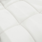 Καρέκλα Επισκέπτη Στοιβαζόμενη Otlen Pakoworld Λευκό pu-Πόδι Χρωμίου 47x45x87εκ