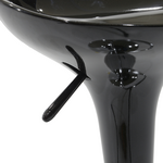 Σκαμπό Μπαρ Felice Pakoworld Πτυσσόμενο Μαύρο-Βάση Χρωμίου 40x43x84εκ