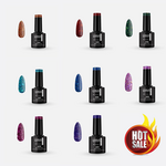 Lorin Hot Deal 8 Ημιμόνιμα Βερνίκια Glitter 8ml
