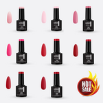 Lorin Hot Deal 8 Ημιμόνιμα Βερνίκια 8ml. pink / red shades