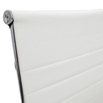 Καρέκλα Γραφείου Επισκέπτη Valter Pakoworld Λευκό pu 55.5x52x95.5εκ