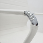 Καρέκλα Γραφείου Επισκέπτη Valter Pakoworld Λευκό pu 55.5x52x95.5εκ