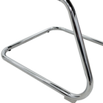 Καρέκλα Γραφείου Επισκέπτη Valter Pakoworld Λευκό pu 55.5x52x95.5εκ