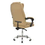Καρέκλα Γραφείου Διευθυντή Toronsi Pakoworld Μπεζ pu 60x68x128εκ