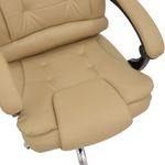 Καρέκλα Γραφείου Διευθυντή Toronsi Pakoworld Μπεζ pu 60x68x128εκ