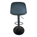 Σκαμπό Μπαρ Louser Pakoworld Πτυσσόμενο Μαύρο pp με Μαξιλάρι-Βάση Μαύρο Μέταλλο 44x46x114εκ