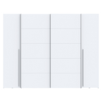 Ντουλάπα Ρούχων Verzo Pakoworld Τετράφυλλη Λευκό Μελαμίνης 270.5x61.5x210.5εκ