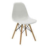 Τραπεζαρία Natali-Julita Pakoworld σετ 5τεμ Μαύρο-Λευκό-Φυσικό 120x80x76εκ