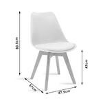 Τραπεζαρία Natali-Gaston σετ 5τεμ Pakoworld mdf και Ξύλο Οξιάς σε Μαύρη-Φυσική Απόχρωση 80x80x76εκ