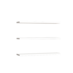 Ραφιέρα Τοίχου Edna Pakoworld Μελαμίνη σε Λευκή Απόχρωση 60x14.5x1.8εκ