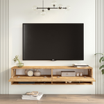 Έπιπλο Τηλεόρασης Επιτοίχιο Roscoe Pakoworld Sonoma 140x31.6x29.6εκ