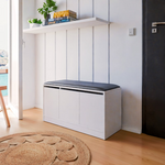 Έπιπλο Εισόδου Firefly Pakoworld Λευκό 89.5x35.5x46εκ