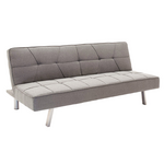 Καναπές-Κρεβάτι Travis Pakoworld 3θέσιος Ύφασμα Γκρι 175x83x74εκ
