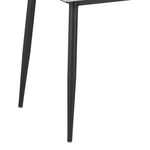 Τραπέζι Gustas Pakoworld Γκρι Μαρμάρου Sintered Stone-Μαύρο Μέταλλο 160x80x75εκ