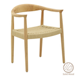 Πολυθρόνα Juvan Pakoworld Φυσικό Rubberwood 64x53x77εκ