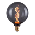 Λαμπτήρας led rn-dna G125 Bulb Pakoworld 3.5w e27 220-240v Smoke Γκρι