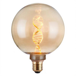 Λαμπτήρας led rn-dna G125 Bulb Pakoworld 3.5w e27 220-240v Amber