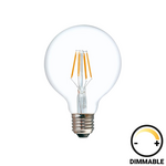 Λαμπτήρας led g95 Bulb Pakoworld Dimmable 4w e27 200-220v Clear