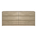 Συρταριέρα Kuanger Pakoworld mdf σε Φυσική Απόχρωση 120x40x70εκ