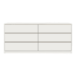 Συρταριέρα Kuanger Pakoworld mdf σε Λευκή Απόχρωση 120x40x70εκ