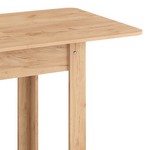 Τραπέζι Quiin Pakoworld Επεκτεινόμενο Μελαμίνης σε oak Απόχρωση 120-174x70x73.5εκ