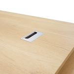 Γραφείο Εργασίας Επαγγελματικό Amazon Pakoworld Δεξιά Γωνία Χρώμα Sonoma 180x160x76εκ