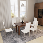 Τραπέζι Quiin Pakoworld Επεκτεινόμενο Καρυδί 120-174x70x73.5εκ