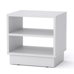 Κομοδίνο Mason Pakoworld Λευκό 40x32x40εκ