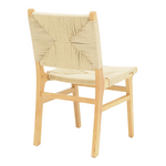Καρέκλα Arten Pakoworld Σχοινί-Rubberwood σε Φυσική Απόχρωση 60x55x85εκ