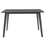 Τραπέζι Benson Pakoworld mdf με Καπλαμά  Χρώμα Rustic Grey 120x75x75εκ