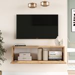 Έπιπλο Τηλεόρασης Επιτοίχιο Serit Pakoworld Sonoma 100x31.6x29.6εκ