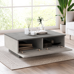 Τραπέζι Σαλονιού Thunder Pakoworld Ανθρακί Antique-Γκρι Antique 90x60x31.5εκ