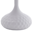 Βοηθητικό Τραπέζι Fabron Inart Λευκό Sintered Stone Φ50x52εκ