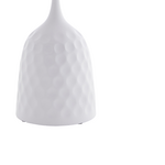 Βοηθητικό Τραπέζι Kousien Inart Λευκό Sintered Stone Φ50x60εκ