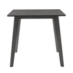 Τραπέζι Benson Pakoworld mdf με Καπλαμά  Χρώμα Rustic Grey 80x80x75εκ