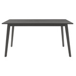 Τραπέζι Benson Pakoworld mdf με Καπλαμά Χρώμα Rustic Grey 150x90x75εκ