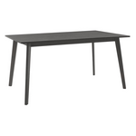 Tραπεζαρία Benson - Toto Pakoworld σετ 7τμχ Rustic Grey - Ύφασμα Γκρι 150x90x75εκ