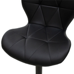 Σκαμπό Μπαρ Coozy Pakoworld Πτυσσόμενο Μεταλλικό Μαύρο ματ με pu Χρώμα Μαύρο