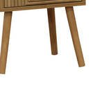 Κομοδίνο Historic Pakoworld με 2 Συρτάρια Φυσικό με Φυσικό Ξύλο Πεύκου Πόδια 37.5x32x54εκ