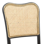 Καρέκλα Zozele Pakoworld Φυσικό Rattan pe-Μαύρο Toon Wood 45x51x88εκ