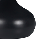 Βοηθητικό Τραπέζι Kirkene Inart Sintered Stone σε Απόχρωση Μαύρο Μαρμάρου με Μαύρο Μέταλλο Φ70x40εκ