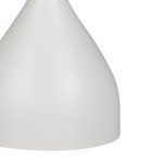 Βοηθητικό Τραπέζι Kirkene Inart Sintered Stone σε Απόχρωση Λευκό Μαρμάρου με Λευκό Μέταλλο Φ50x50εκ