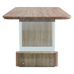 Tραπέζι Faghan Pakoworld Καφέ mdf 180x90x76εκ