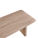 Tραπέζι Faghan Pakoworld Καφέ mdf 180x90x76εκ