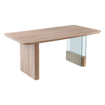 Tραπέζι Faghan Pakoworld Καφέ mdf 180x90x76εκ