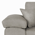 Γωνιακός Καναπές-Κρεβάτι Αναστρέψιμος Comy Pakoworld Μπεζ-Καφέ 286x160x75-90εκ