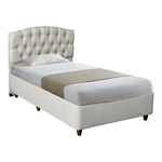 Κρεβάτι Lanse Pakoworld Μονό με Αποθηκευτικό Χώρο Κρεμ 120x200εκ