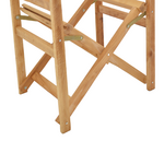 Σκελετός Πολυθρόνας Σκηνοθέτη Kompa Pakoworld Μασίφ Ξύλο Οξιάς σε Φυσική Απόχρωση 56.5x54x88εκ